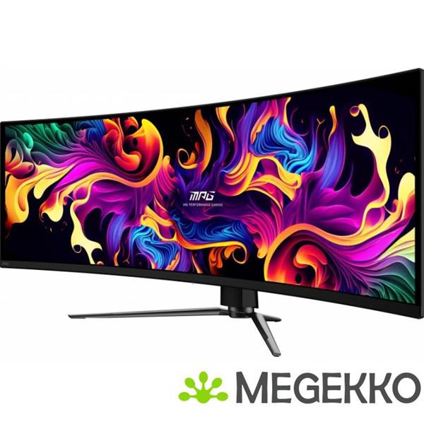 Grote foto msi mpg 491cqp 49 ultrawide quad hd qd oled 144hz gaming monitor computers en software overige computers en software