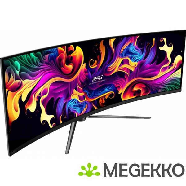 Grote foto msi mpg 491cqp 49 ultrawide quad hd qd oled 144hz gaming monitor computers en software overige computers en software