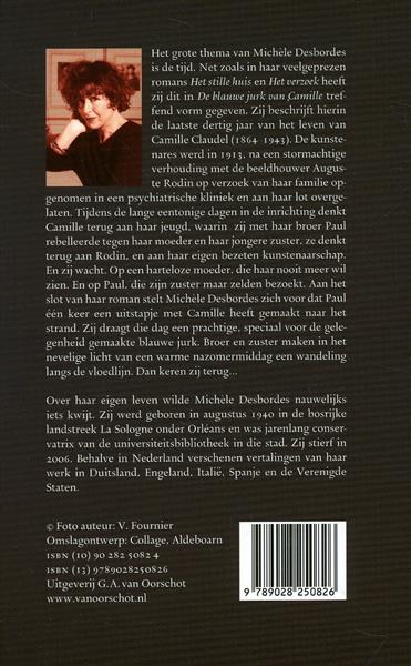Grote foto de blauwe jurk van camille franse bibliotheek boeken overige boeken