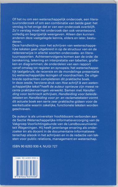 Grote foto hoe schrijf ik een wetenschappelijke tekst boeken studieboeken