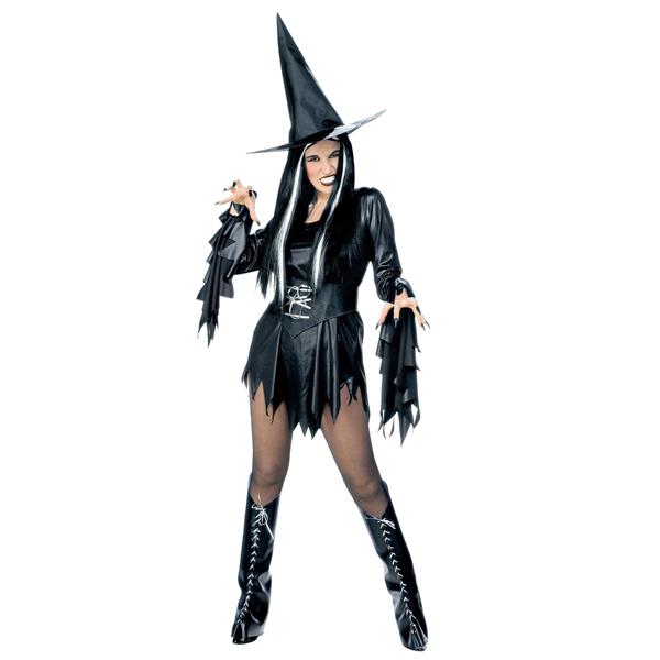 Grote foto halloween jurk zwart dames sexy heks verzamelen overige verzamelingen