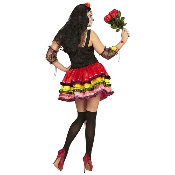Grote foto dia de los muertos jurk gekleurd dames kort verzamelen overige verzamelingen