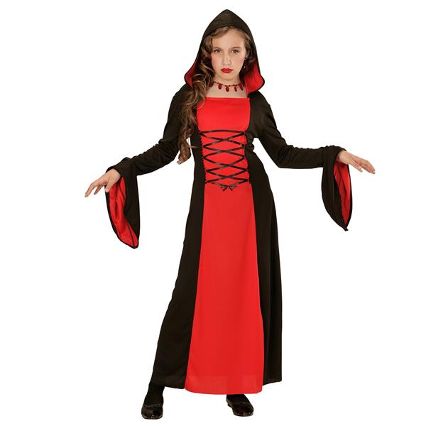 Grote foto halloween jurk rood zwart meisje gotisch verzamelen overige verzamelingen