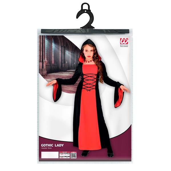 Grote foto halloween jurk rood zwart meisje gotisch verzamelen overige verzamelingen