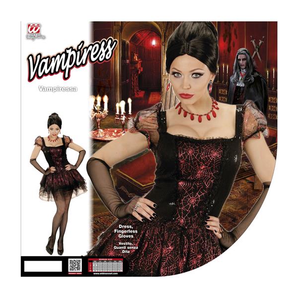 Grote foto halloween jurk zwart rood dames vampier verzamelen overige verzamelingen