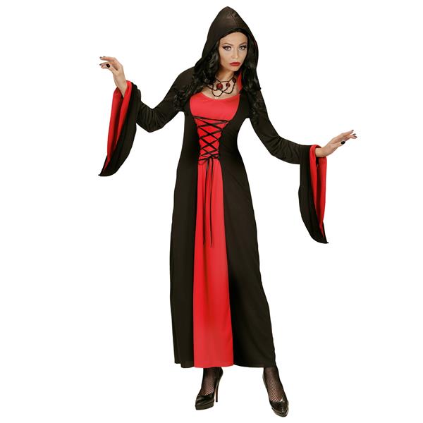 Grote foto halloween jurk rood zwart dames gotisch verzamelen overige verzamelingen
