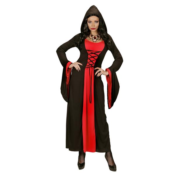Grote foto halloween jurk rood zwart dames gotisch verzamelen overige verzamelingen