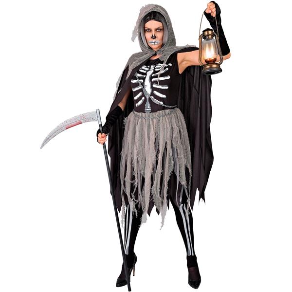 Grote foto halloween kostuum dames magere hein verzamelen overige verzamelingen