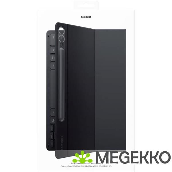 Grote foto samsung galaxy tab s10 s9 s9 fe ai book cover keyboard slim qwerty telecommunicatie tablets