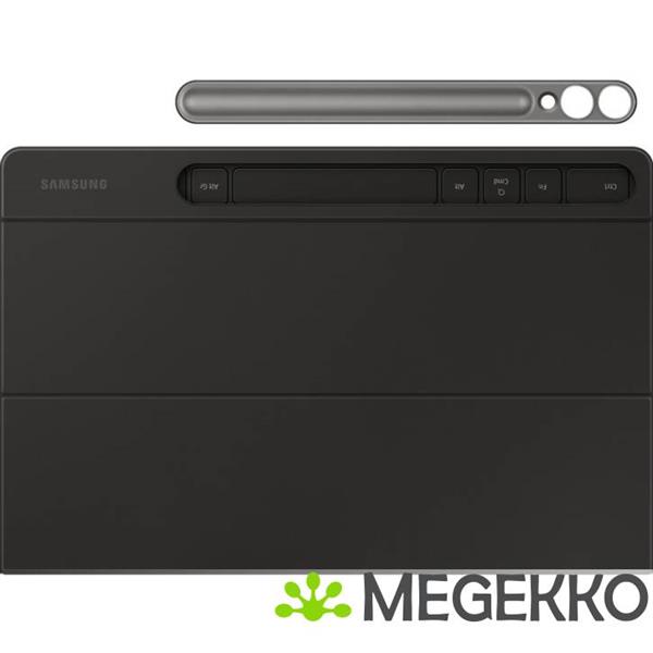 Grote foto samsung galaxy tab s10 s9 s9 fe ai book cover keyboard slim qwerty telecommunicatie tablets