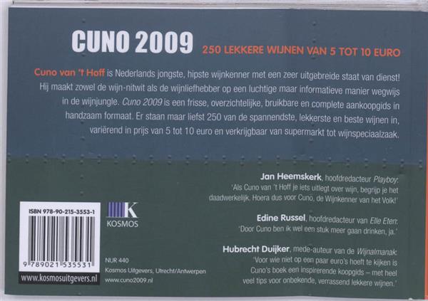 Grote foto cuno 2009 boeken kookboeken