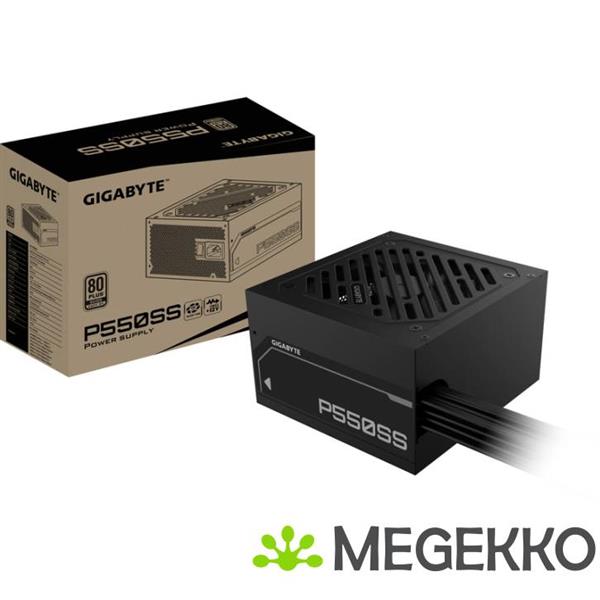 Grote foto gigabyte p550ss power supply unit 550 w 20 4 pin atx atx zwart computers en software overige