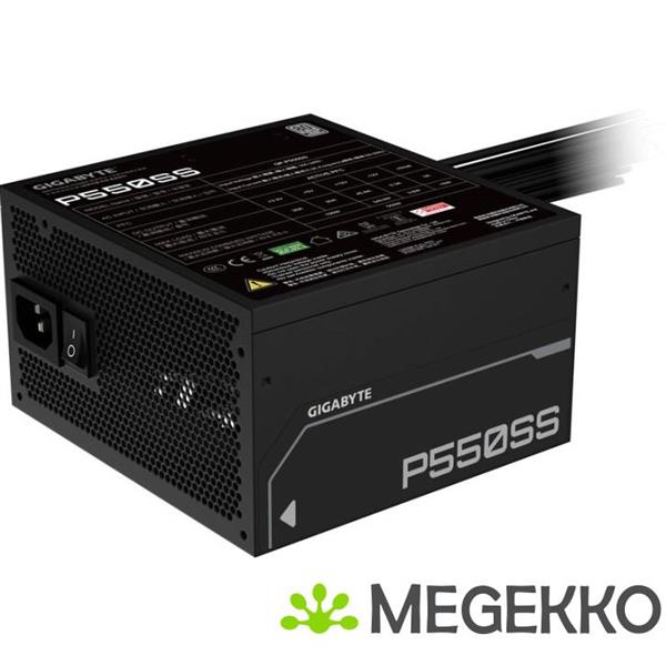 Grote foto gigabyte p550ss power supply unit 550 w 20 4 pin atx atx zwart computers en software overige