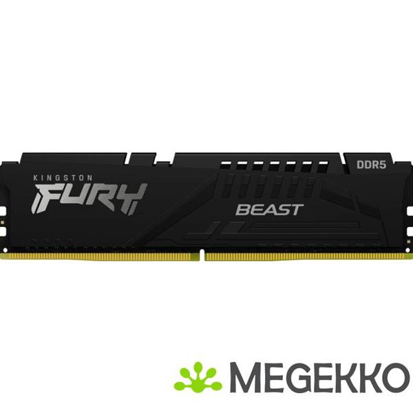 Grote foto kingston technology fury beast 32gb 6400mt s ddr5 cl32 dimm black expo computers en software harde schijven