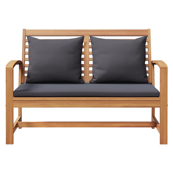 Grote foto vidaxl tuin sofa set naturel massief teakhout tuin en terras tuinmeubelen