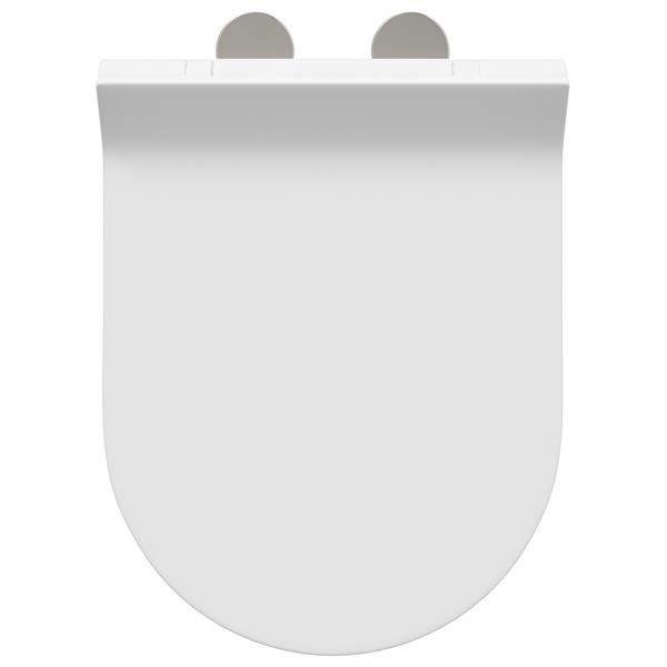 Grote foto vidaxl toiletzitting verstelbaar wit 48 5 x 36 x 5 cm polypropyleen doe het zelf en verbouw sanitair