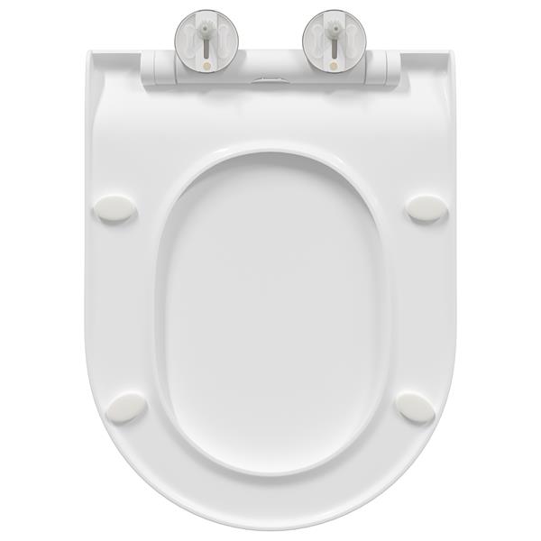 Grote foto vidaxl toiletzitting verstelbaar wit 48 5 x 36 x 5 cm polypropyleen doe het zelf en verbouw sanitair