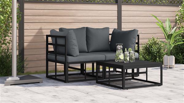 Grote foto vidaxl buitenmeubilair 2 stuk zwart en anthraciet 71 5 x 71 5 x 71 cm tuin en terras tuinmeubelen