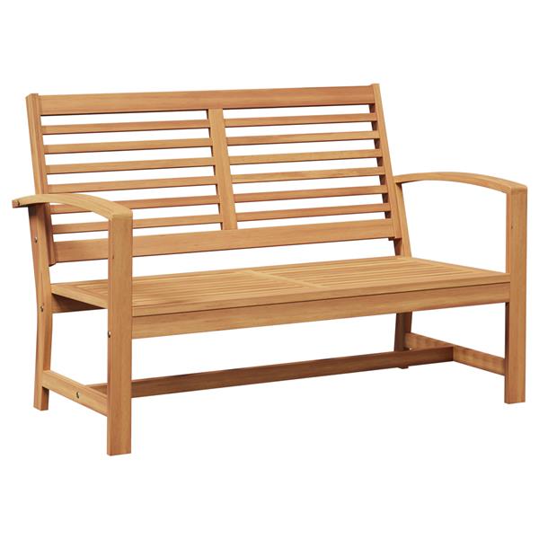 Grote foto vidaxl tuin sofa set 2 pcs naturel massief teakhout tuin en terras tuinmeubelen