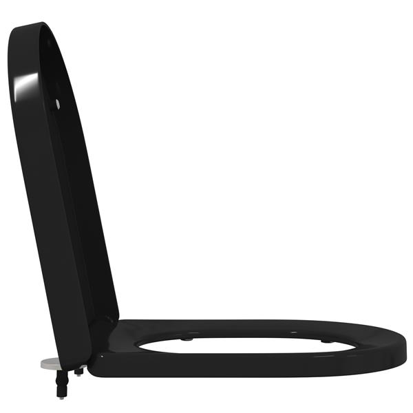 Grote foto vidaxl toiletzitting zwart 48 x 36 5 x 4 5 cm polypropyleen doe het zelf en verbouw sanitair