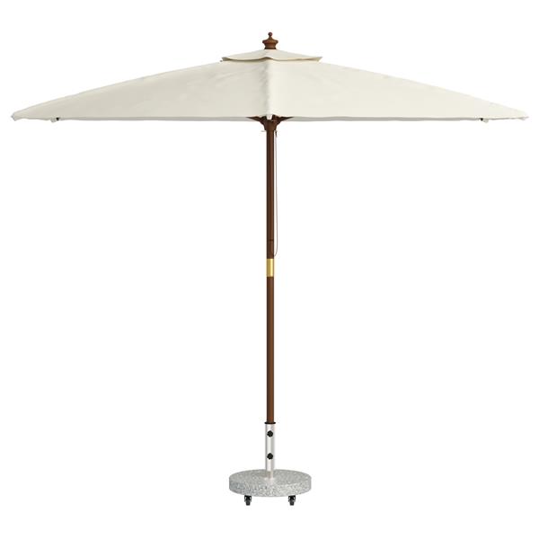 Grote foto vidaxl parasolvoet grijs 45 x 45 x 45 cm graniet tuin en terras overige tuin en terras