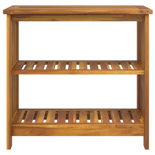 Grote foto vidaxl tuinkast met plank met opslag bruin 75 x 35 x 70cm huis en inrichting overige