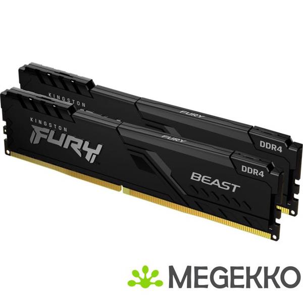 Grote foto kingston ddr4 fury beast 2x8gb 2666 computers en software overige computers en software