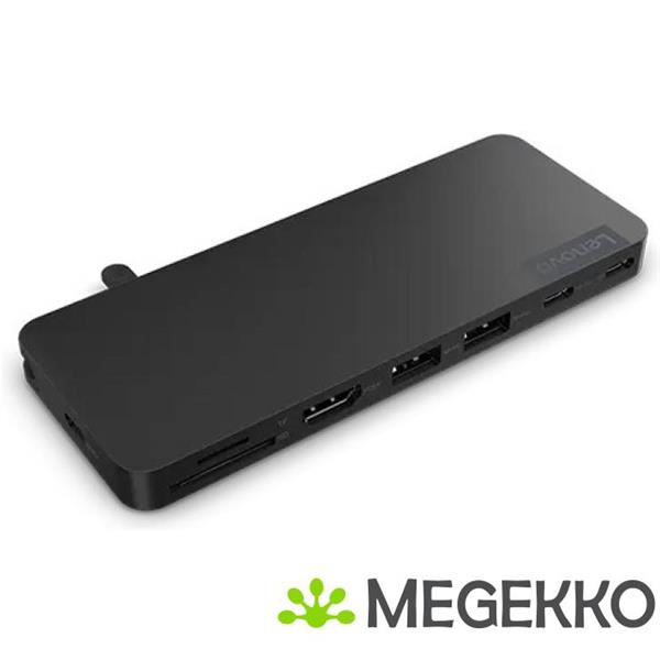 Grote foto lenovo 4x11n40212 laptop dock poortreplicator bedraad usb 3.2 gen 1 3.1 gen 1 type c zwart computers en software overige computers en software