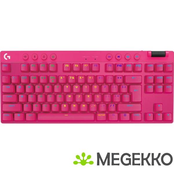Grote foto logitech g pro x tkl magenta draadloos gaming toetsenbord computers en software toetsenborden