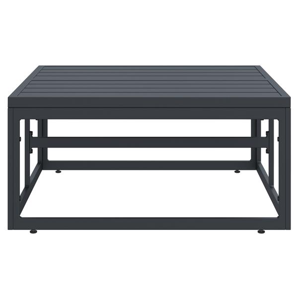 Grote foto vidaxl buitenmeubilair antraciet staal tuin en terras tuinmeubelen