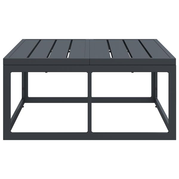 Grote foto vidaxl buitenmeubilair antraciet staal tuin en terras tuinmeubelen