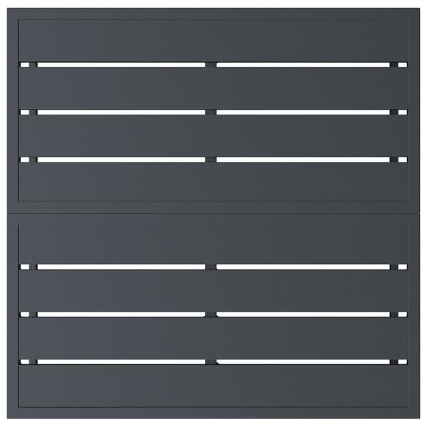 Grote foto vidaxl buitenmeubilair antraciet staal tuin en terras tuinmeubelen