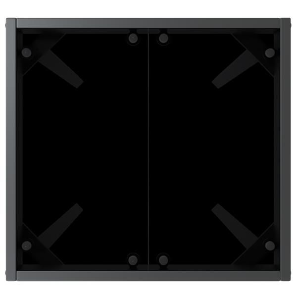 Grote foto vidaxl zonligstoel met tafel 2 pcs bruin zwart 40 x 40 x 40.5 cm tuin en terras tuinmeubelen