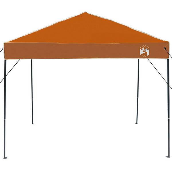 Grote foto vidaxl pop up luifel tent oranje 250 x 250 cm stof tuin en terras overige tuin en terras