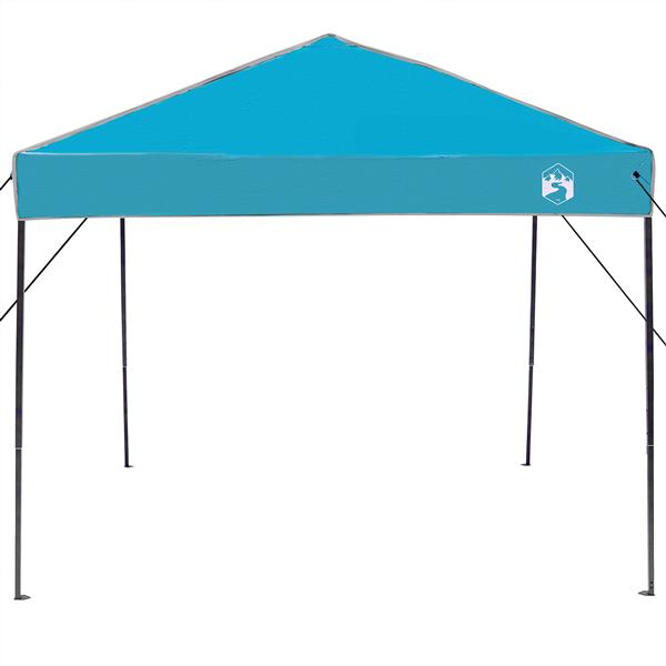 Grote foto vidaxl pop up luifel tent blauw 250 x 250 cm stof tuin en terras overige tuin en terras