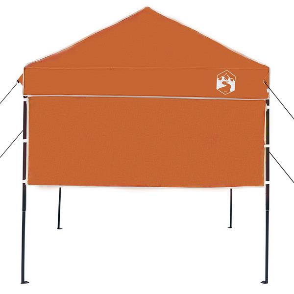 Grote foto vidaxl luifeltent oranje 194 x 194 x 251 cm stof tuin en terras overige tuin en terras