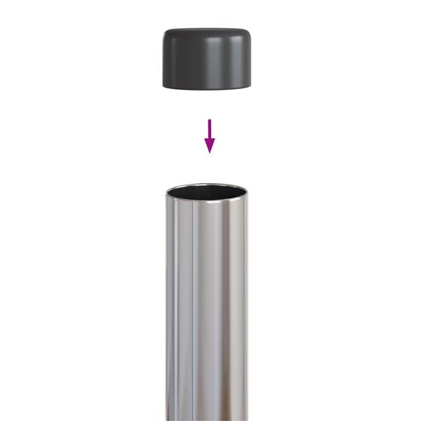 Grote foto vidaxl hekpalen 12 pcs zilver 90 cm poedergecoat staal tuin en terras overige tuin en terras
