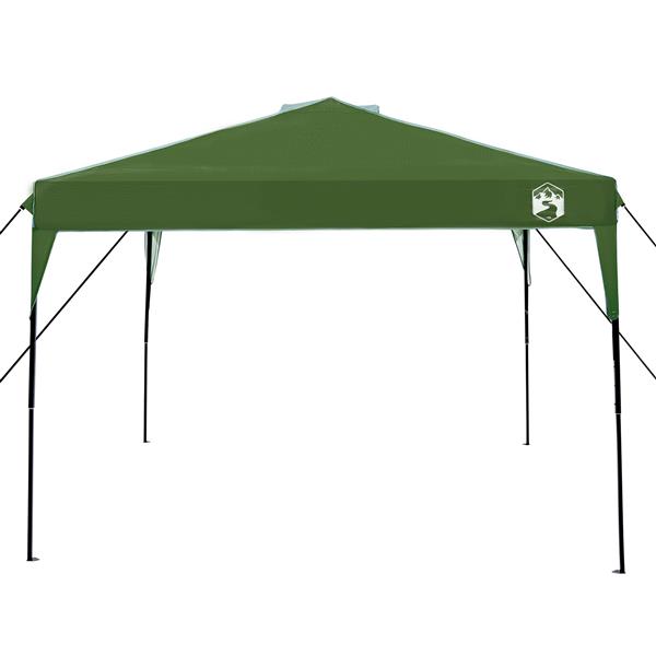 Grote foto vidaxl pop up luifel tent groen 300 x 300 cm stof tuin en terras overige tuin en terras