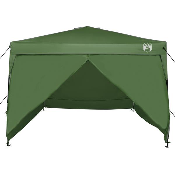 Grote foto vidaxl pop up luifel tent groen 300 x 300 cm stof tuin en terras overige tuin en terras