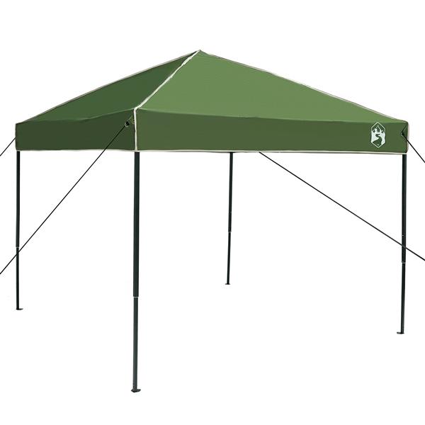 Grote foto vidaxl pop up luifel tent groen 250 x 250 cm stof tuin en terras overige tuin en terras