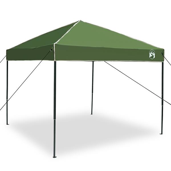 Grote foto vidaxl pop up luifel tent groen 250 x 250 cm stof tuin en terras overige tuin en terras