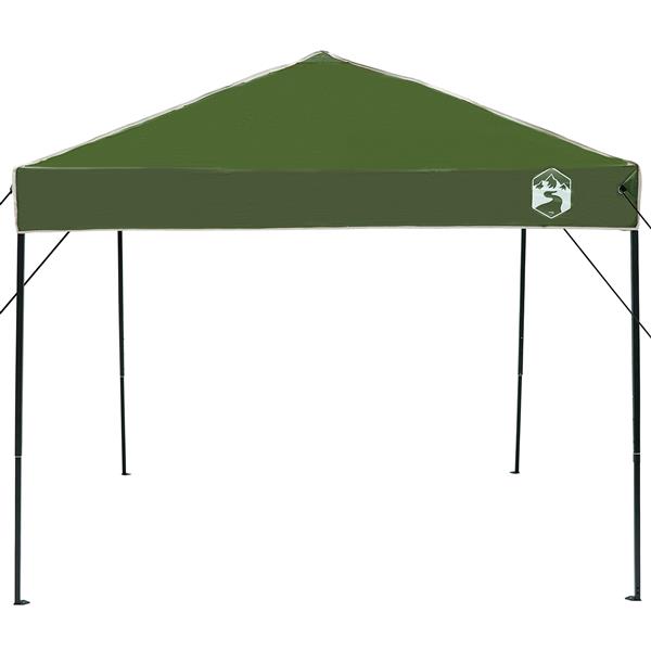 Grote foto vidaxl pop up luifel tent groen 250 x 250 cm stof tuin en terras overige tuin en terras