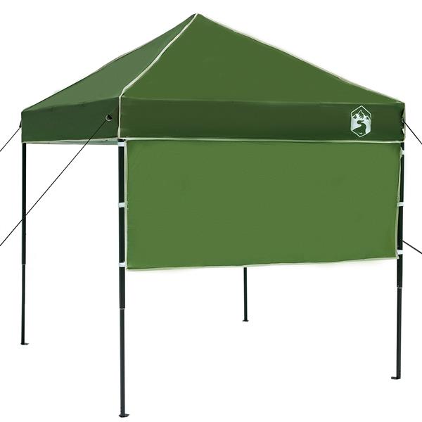 Grote foto vidaxl pop up luifel tent groen 200 x 200 cm stof tuin en terras overige tuin en terras