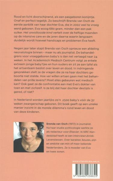 Grote foto het onvoltooide kind boeken politiek en maatschappij