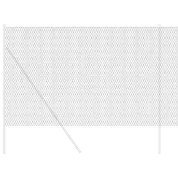 Grote foto vidaxl hexagon hek grijs 1 5 x 10 m pvc tuin en terras hekken en schuttingen