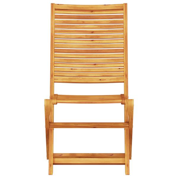 Grote foto vidaxl tuin eetset 5 pcs bruin massief acaciahout tuin en terras tuinmeubelen