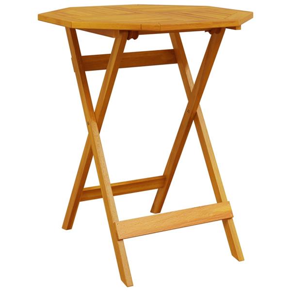 Grote foto vidaxl vouw bistro set 3 pcs bruin massief acaciahout tuin en terras tuinmeubelen