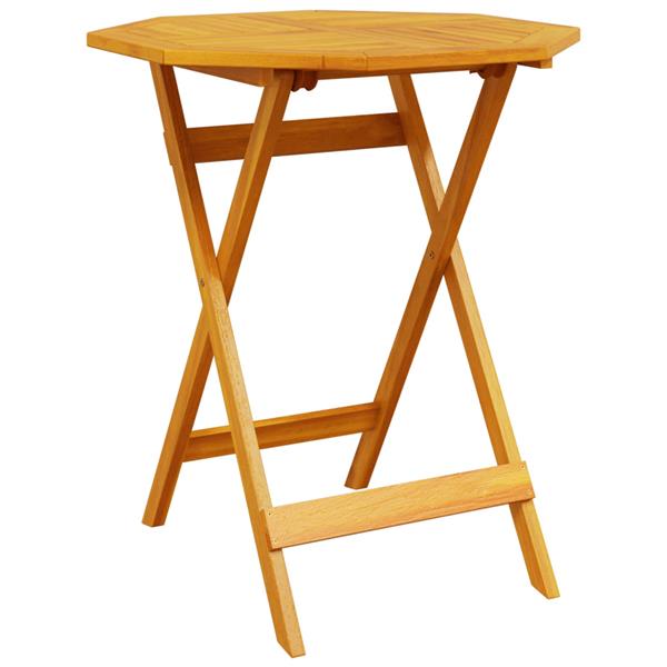 Grote foto vidaxl vouw bistro set 3 pcs bruin massief acaciahout tuin en terras tuinmeubelen