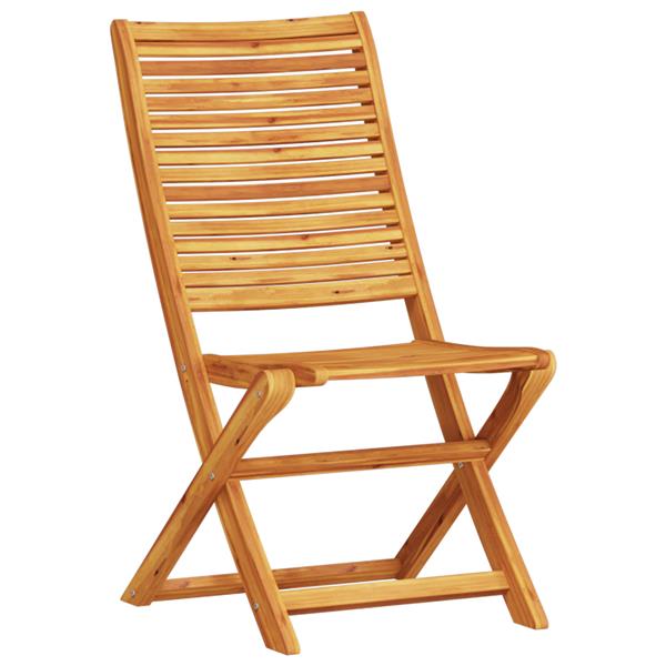 Grote foto vidaxl vouw bistro set 3 pcs bruin massief acaciahout tuin en terras tuinmeubelen