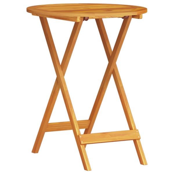 Grote foto vidaxl vouw bistro set 3 pcs bruin massief acaciahout tuin en terras tuinmeubelen